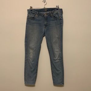 Seven crop skinny jeans
